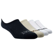 ARIAT Hilo No Slip No Show Sock 4 Pair Multi Color Pack