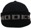 Hooey Mens "Out Cold" Wool with Ear Flap Flexfit Hat Cap, Black