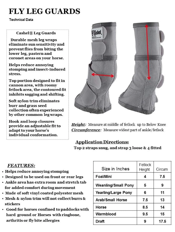 Cashel Crusader Leg Guard Fly Boots