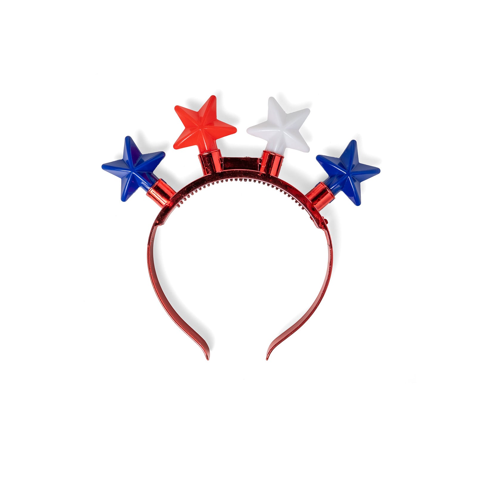 United We Swag Patriot Pride Jumbo Flashing Star USA Holiday Party Headband