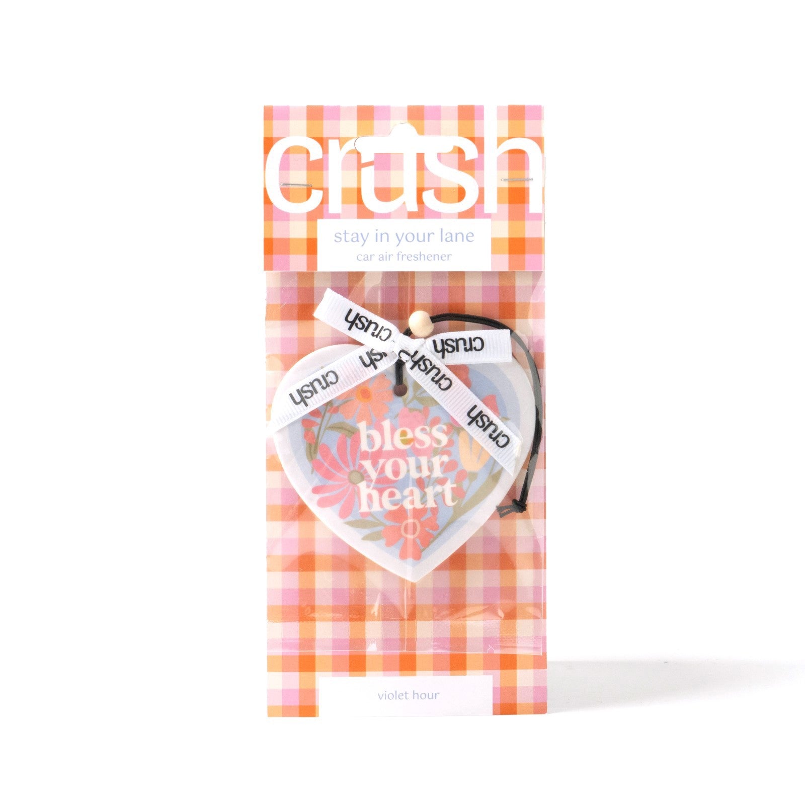 Crush Stay in Your Lane Fun Phrases Hanging Car Air Freshener