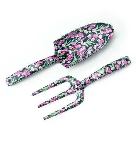 Seed & Sprout Gardening Tool Set, Hand Rake and Hand Shovel Matching Set