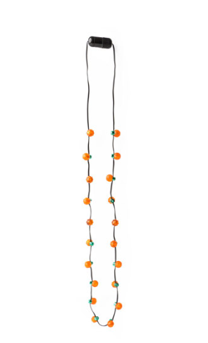 Spooky Lights 20 Lights Pumpkin Necklace with Batteries