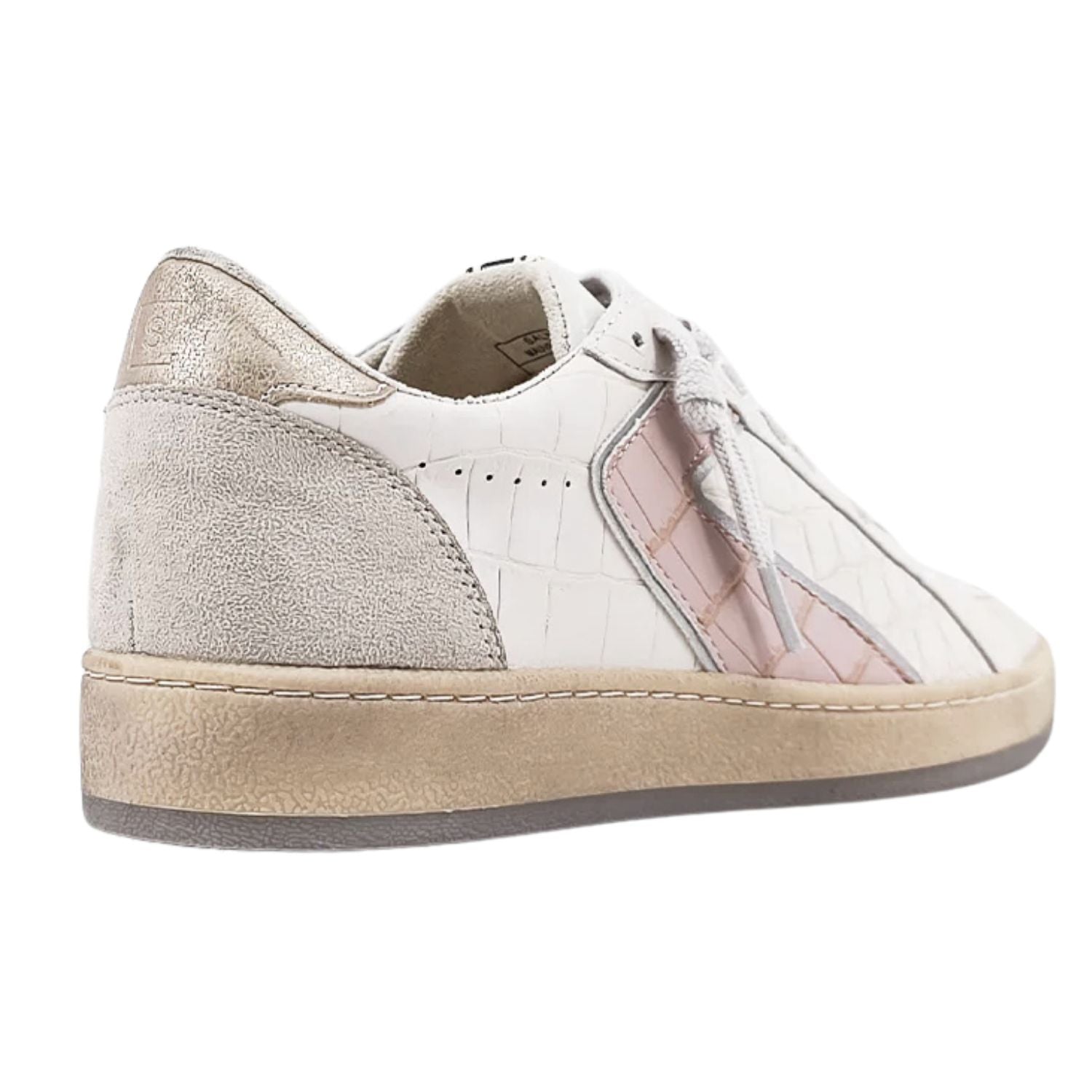 Shu Shop Womens Salma Vintage Fashion Sneakers, Mauve Croco