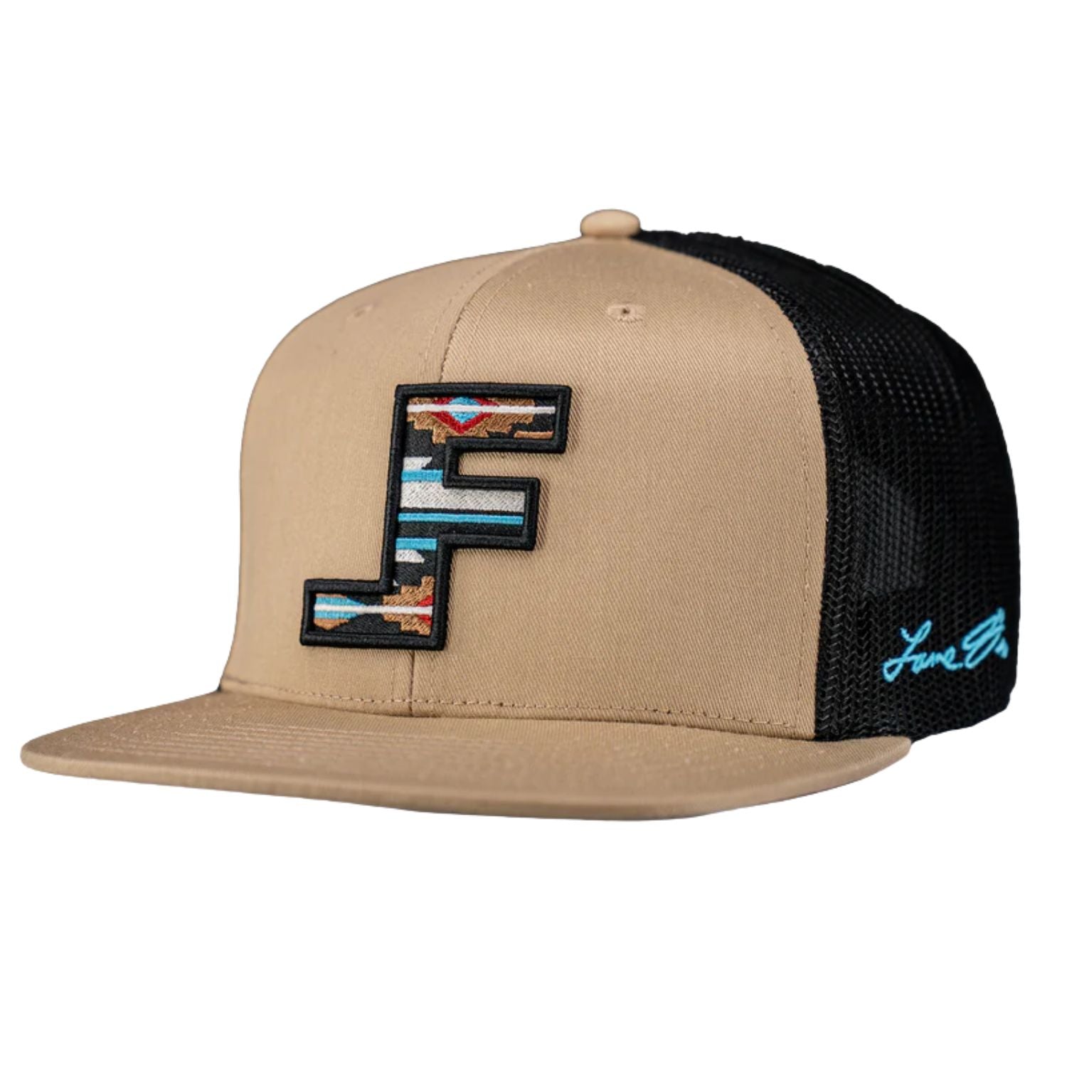 Lane Frost Round Up Aztec Logo Adjustable Snap Back Baseball Cap Hat