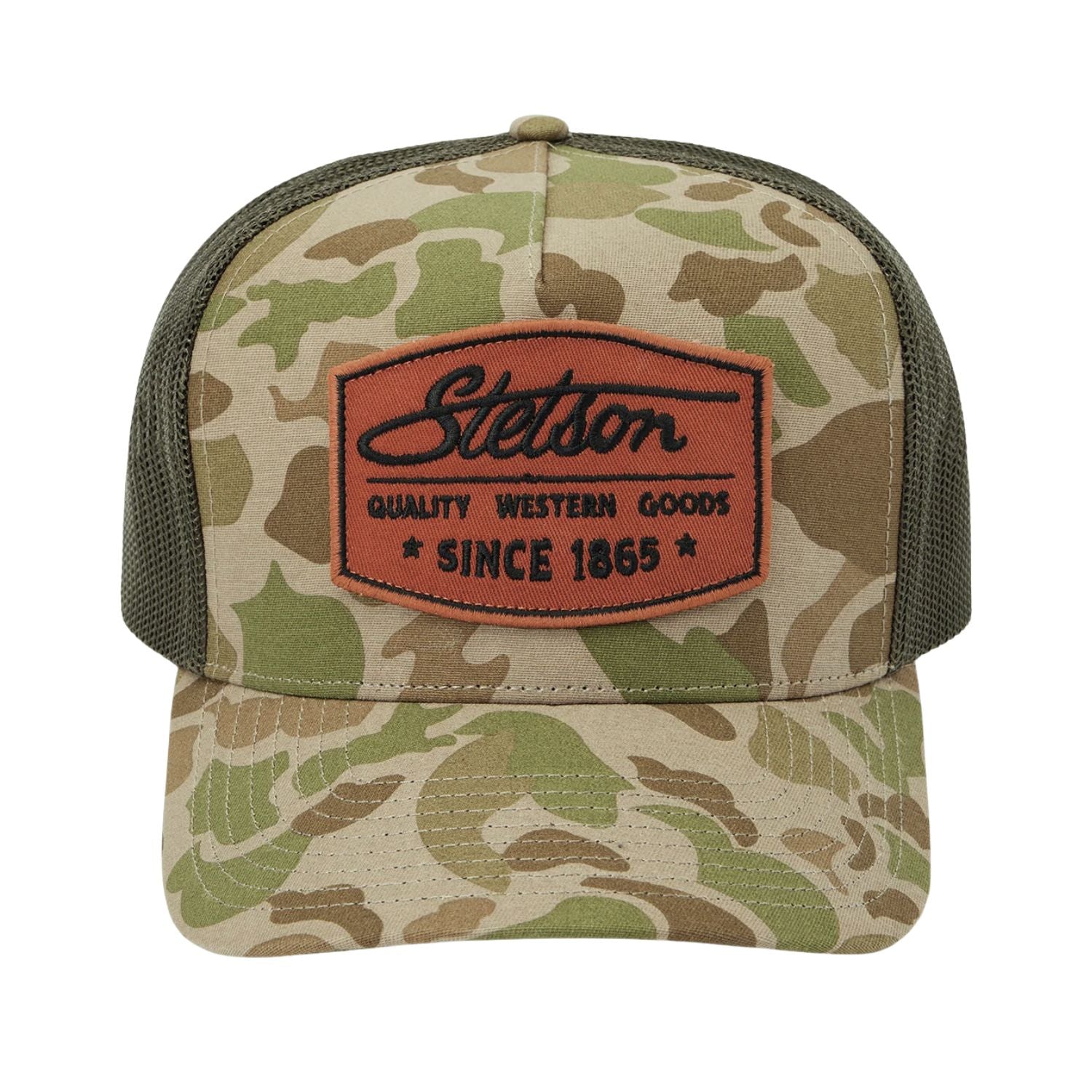 Stetson Quality Western Goods Patch Adjustable Snapback Trucker Cap Hat