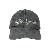 Seminole Outfitters Womens Washed Cotton Adjustable Dad Hat, Coffee & Jesus