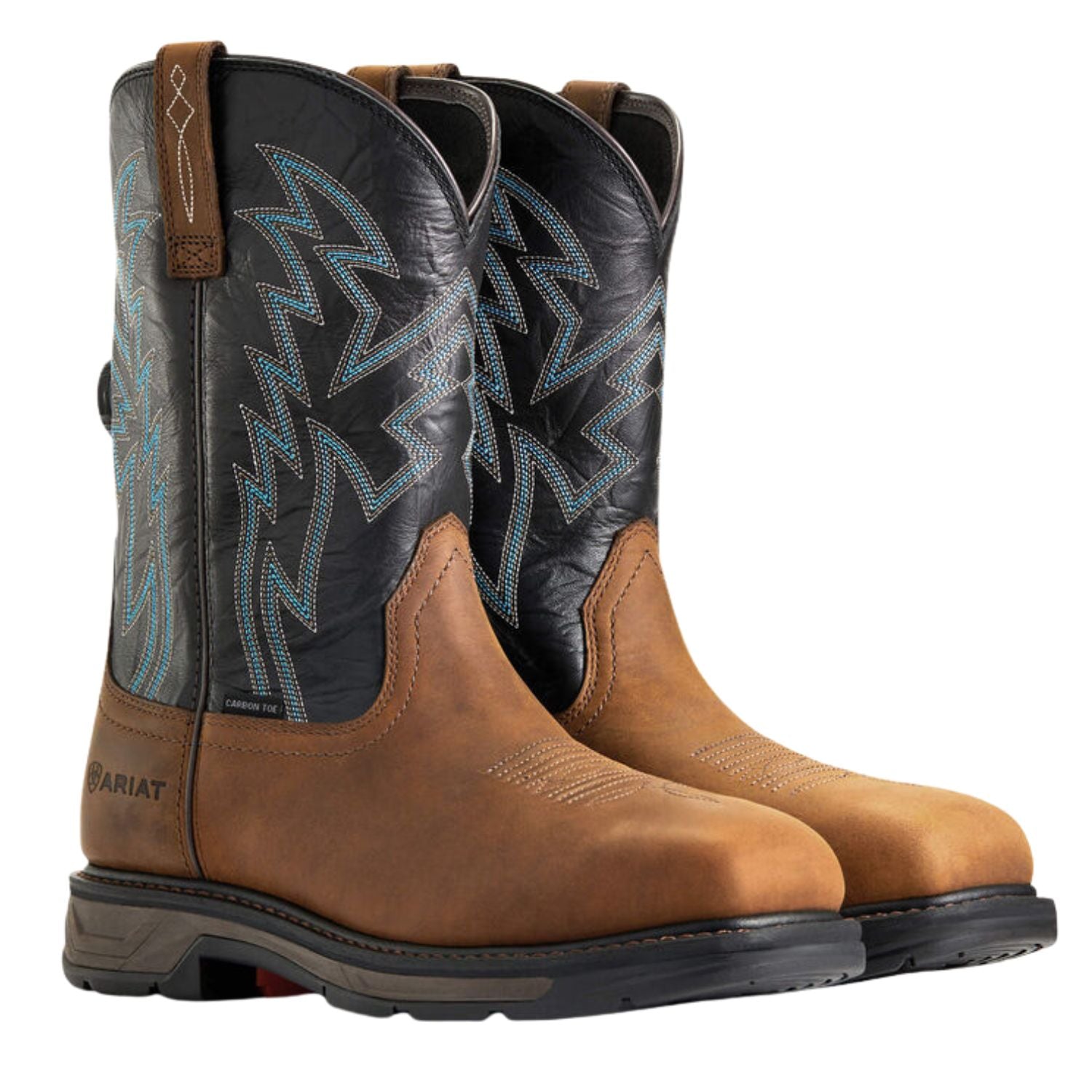 Ariat Mens WorkHog XT BOA Carbon Toe Electrical Hazard Western Leather Work Boot