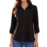 Dear Scarlett Women's Lizzy Wrinkle-Free Blouse