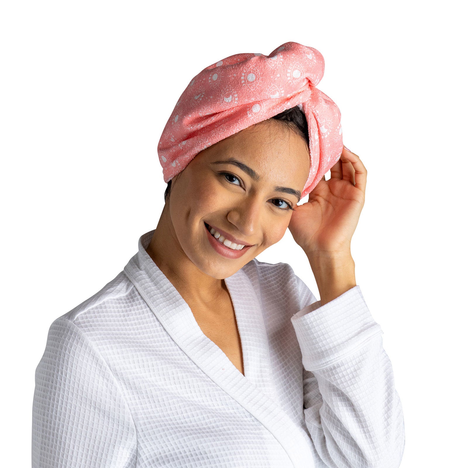 Lemon Lavender Plot Twist Microfiber Turbo Hair Wrap Towel