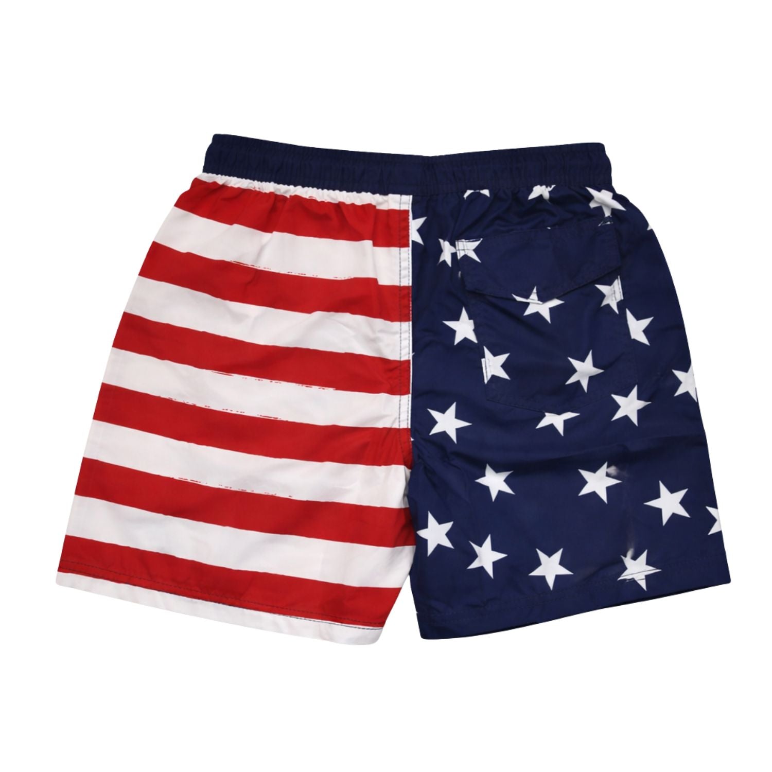 Heat Swimwear Little Boys American Flag Board Shorts Swimsuit