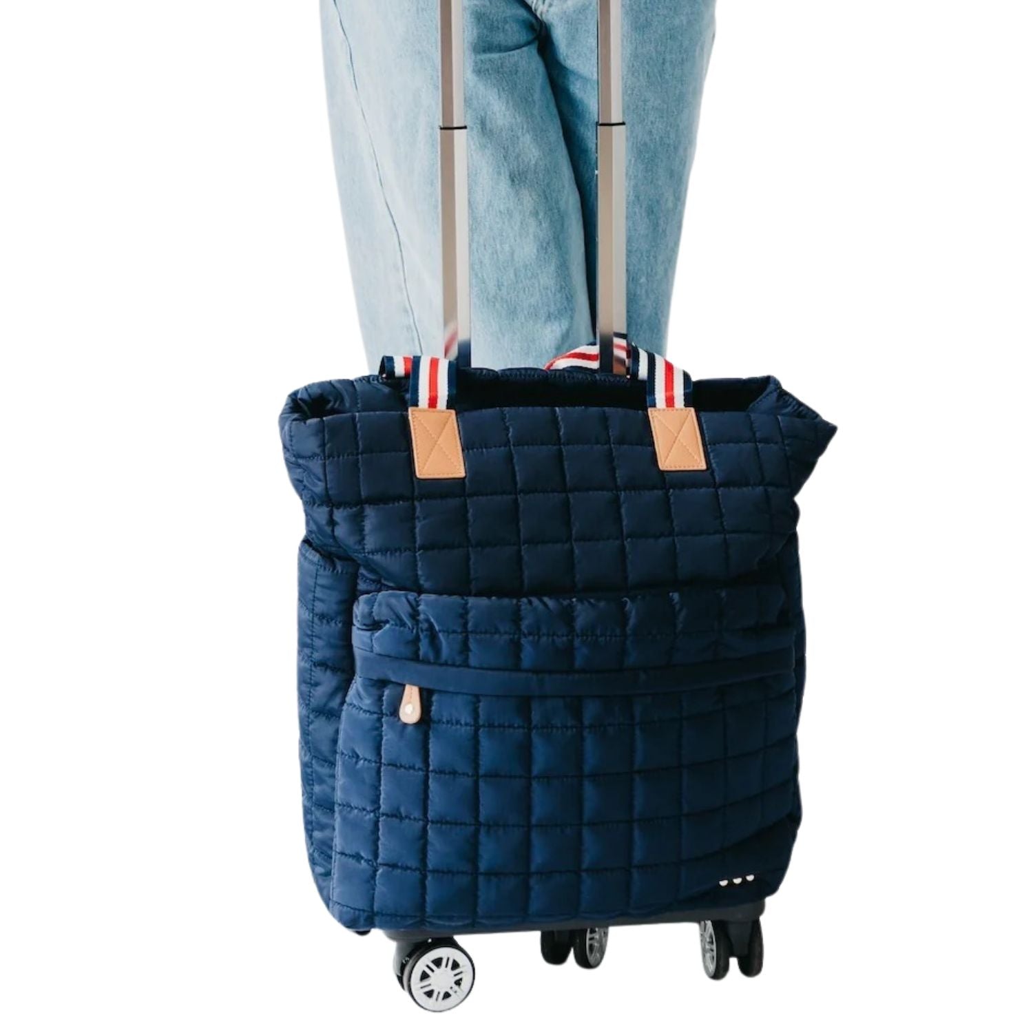 Pretty Simple Tenley Quilted Tote Roller Travel Bag