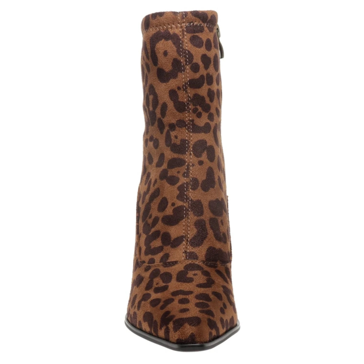 Pierre Dumas Madlen-1 Women's Leopard Print Pointed Toe Ankle Boots