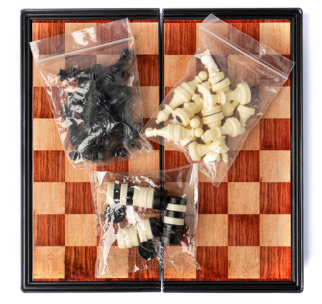 Bunk House King Of The Hill Magnetic Travel Chess And Checkers Set