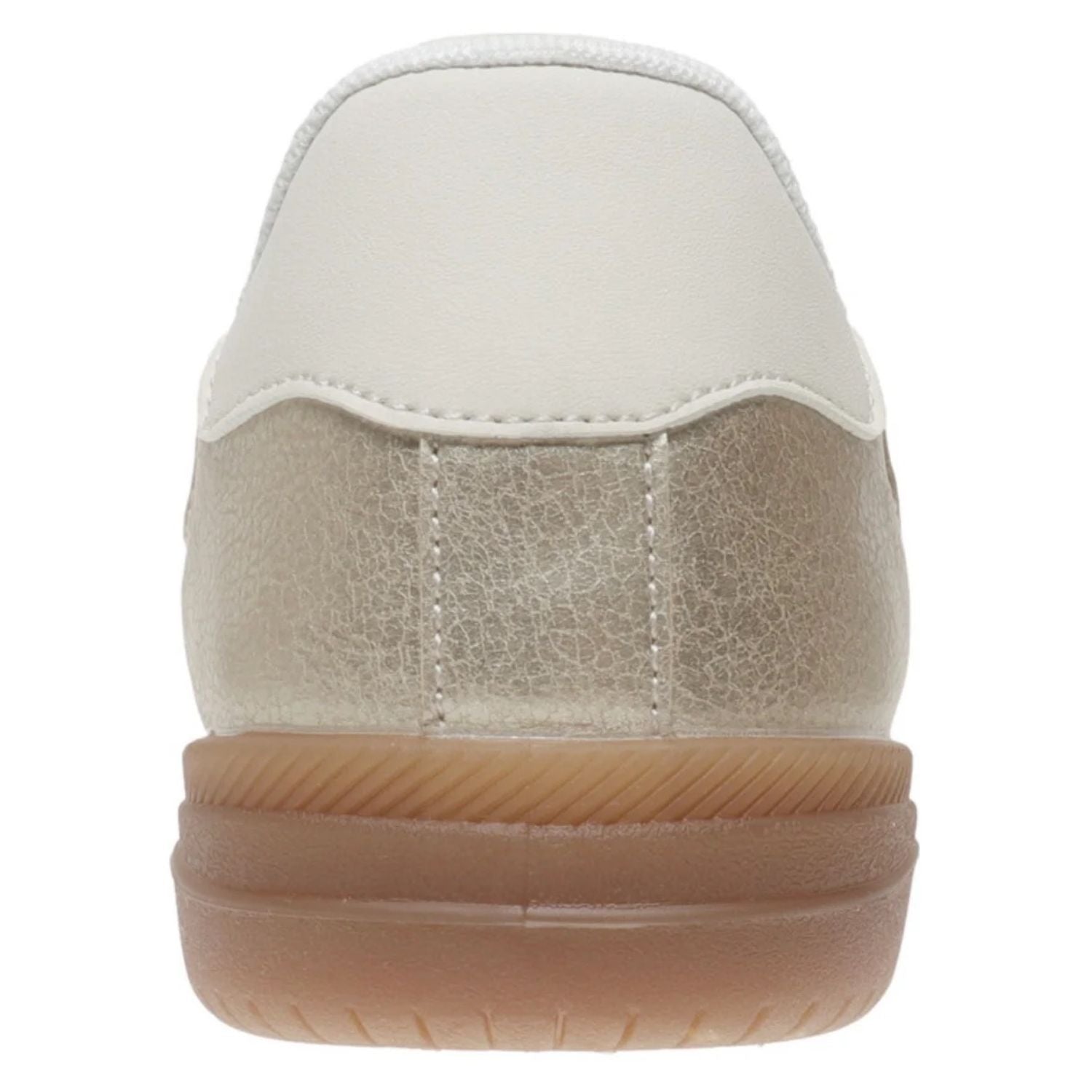 Outwoods Womens Giana 5 Gum Sole Lace Up Fashion Sneakers- Gold