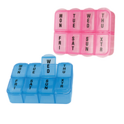 The Pill Case Box Organizer, Stay Organized, Healthy, Strong, Never Forget