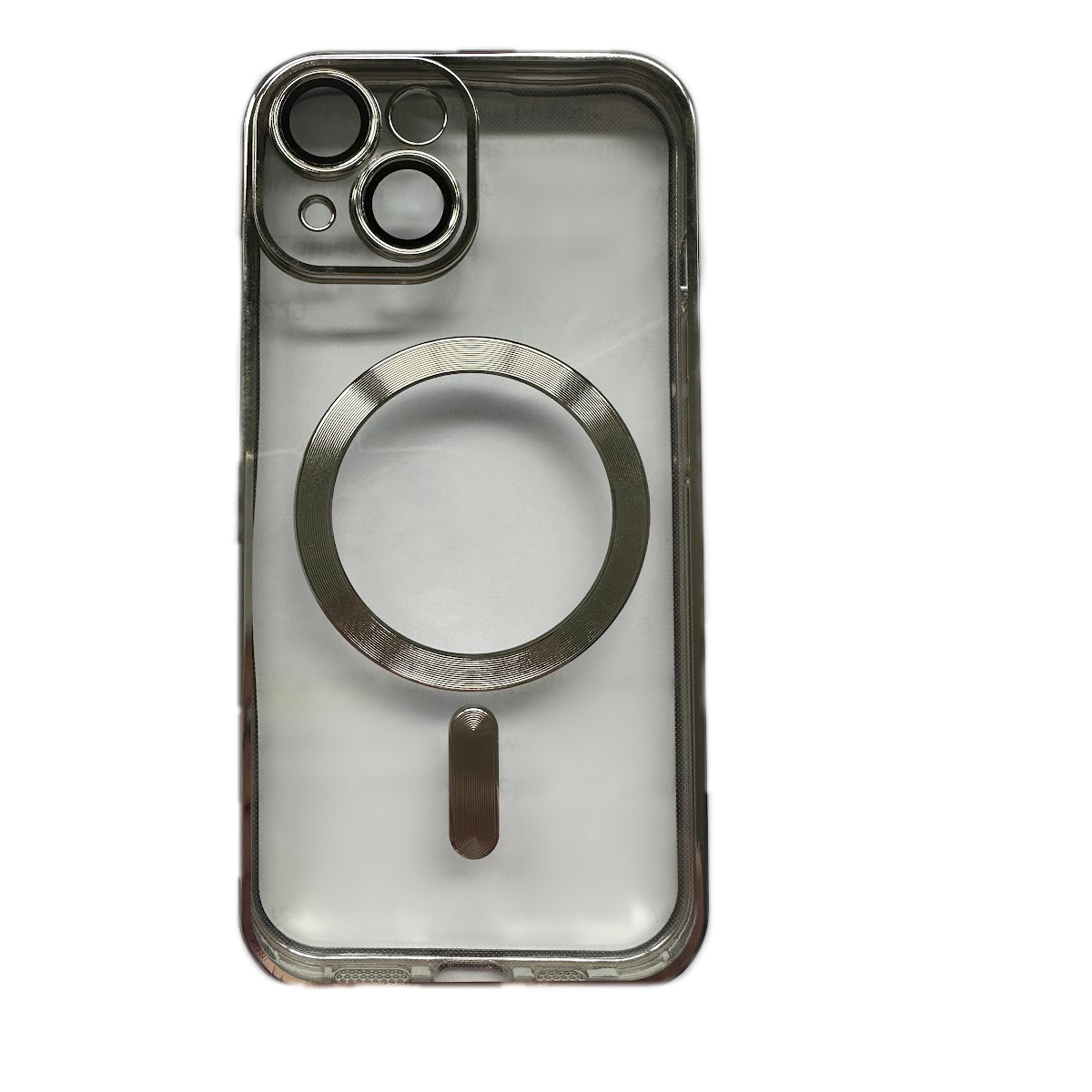 Transparent Magnetic Wireless Charging Phone Case For IPhone 15