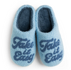 Two Left Feet Lounge Out Loud Super Fuzzy Slipper Slides