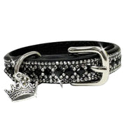 Jacqueline Kent Aristocat Collection Rhinestone Cat Collar- Black