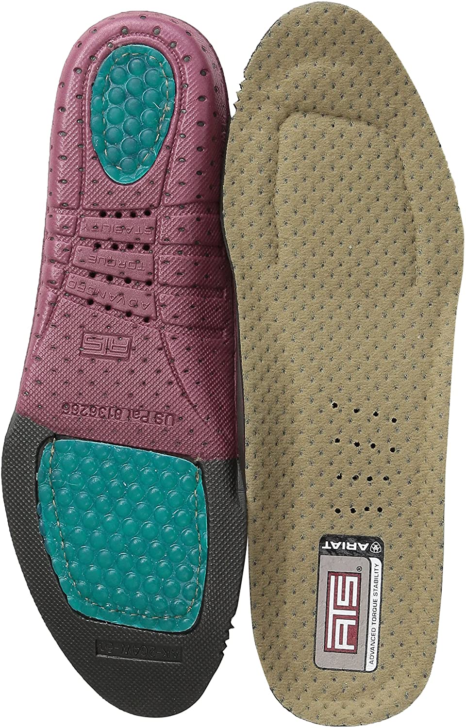 Ariat Women's ATS Shoe Insert Round Toe Insole Footbeds