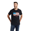 Ariat Mens Flagscape Graphic Short Sleeve T-Shirt