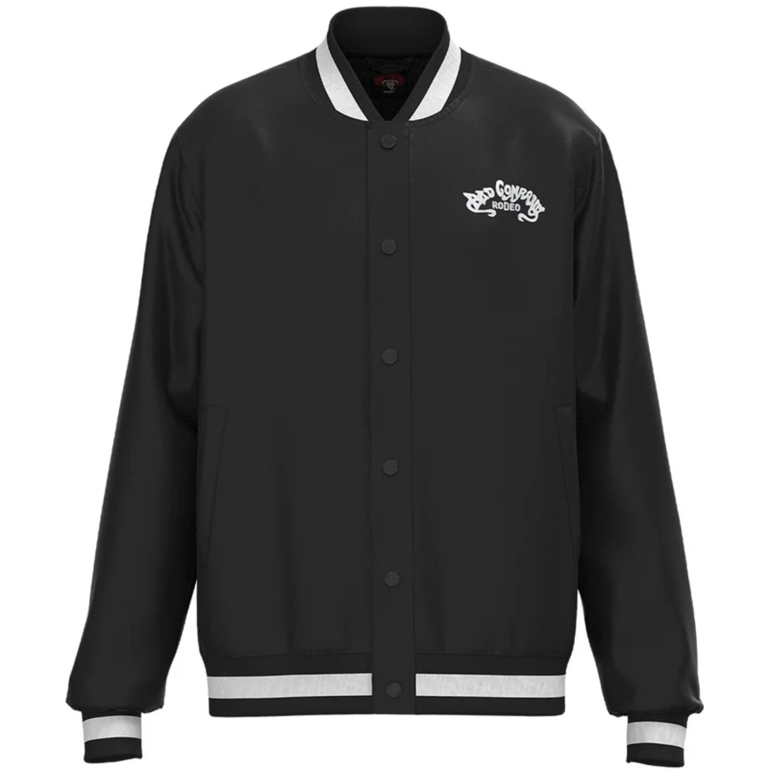 Hooey "Bad Company" Black Bomber Jacket w/White Logo