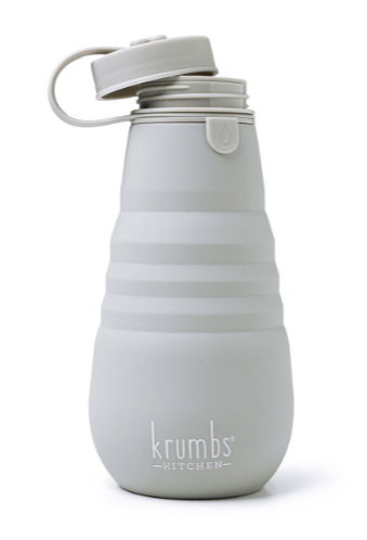 Krumbs Kitchen Essentials Collapsible Silicone Water Bottle