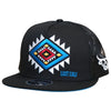 Lost Calf Mens Bullseye Flat Bill Adjustable Snapback Cap Hat