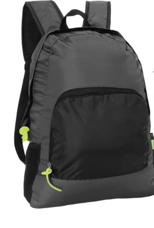 Fitkicks Hideaway Daypack Backpack, Packs into Front Pocket