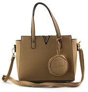 AR New York Classic 2 In 1 Satchel Bag, HandBag, Khaki