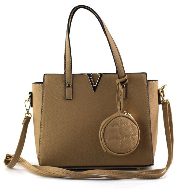 AR New York Classic 2 In 1 Satchel Bag, HandBag, Khaki