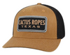 Hooey Mens Cactus Ropes Flexfit Brown & Black Hat Cap