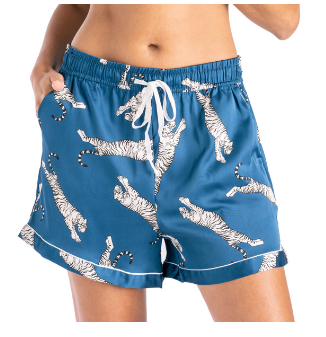 Hello Mello Beauty Sleep Satin Pajama Shorts