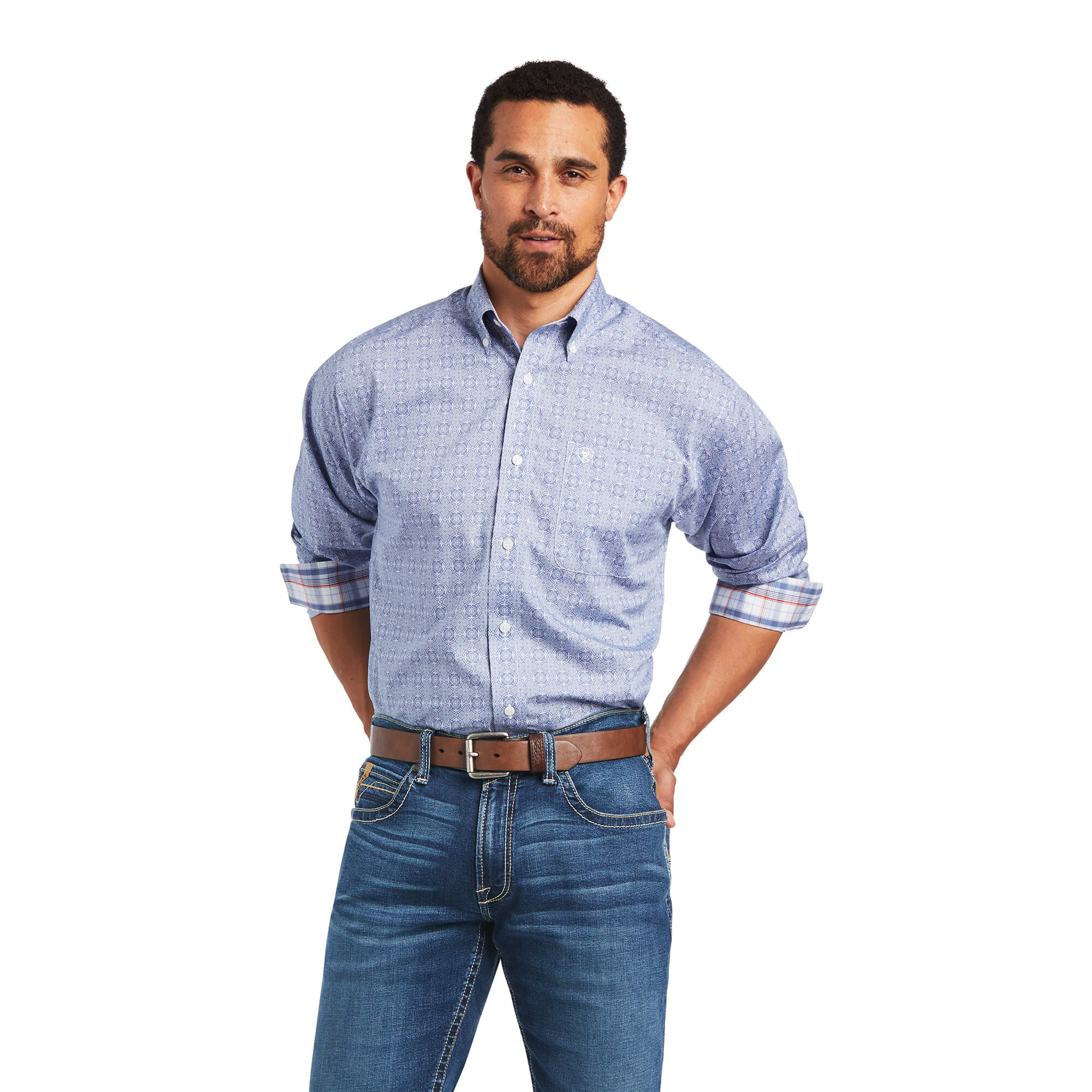 Ariat Mens Wrinkle Free Noel Classic Fit Shirt