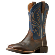 Ariat Mens Sport Knockout Wide Square Toe Western Leather Boots