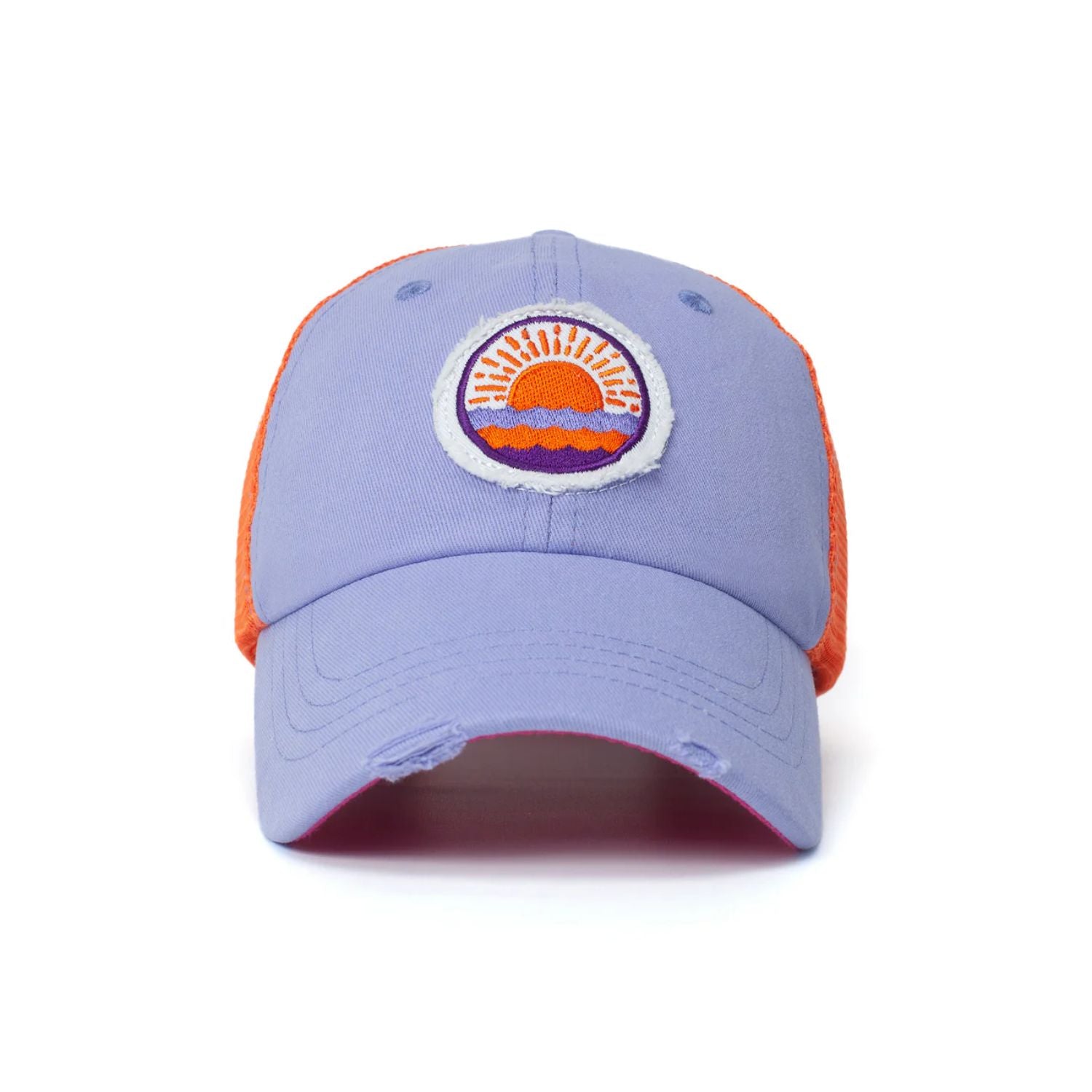 Shady Lady Girls Salty Kids Print Trucker Hat Adjustable Snapback