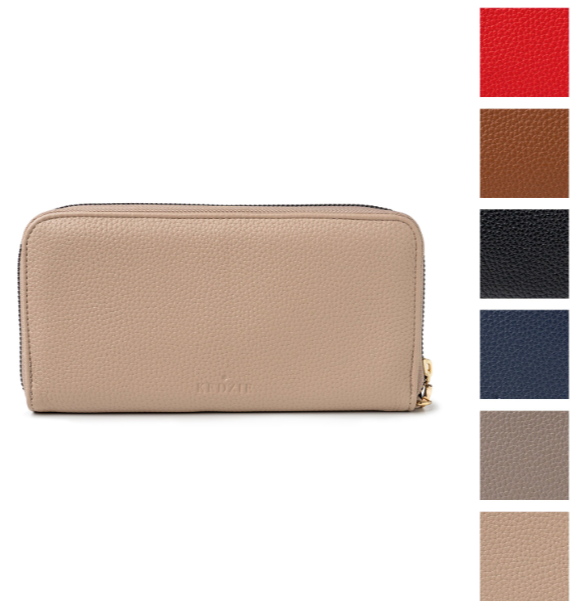 Kedzie Eclipse Zip-Around convertible Clutch Wallet
