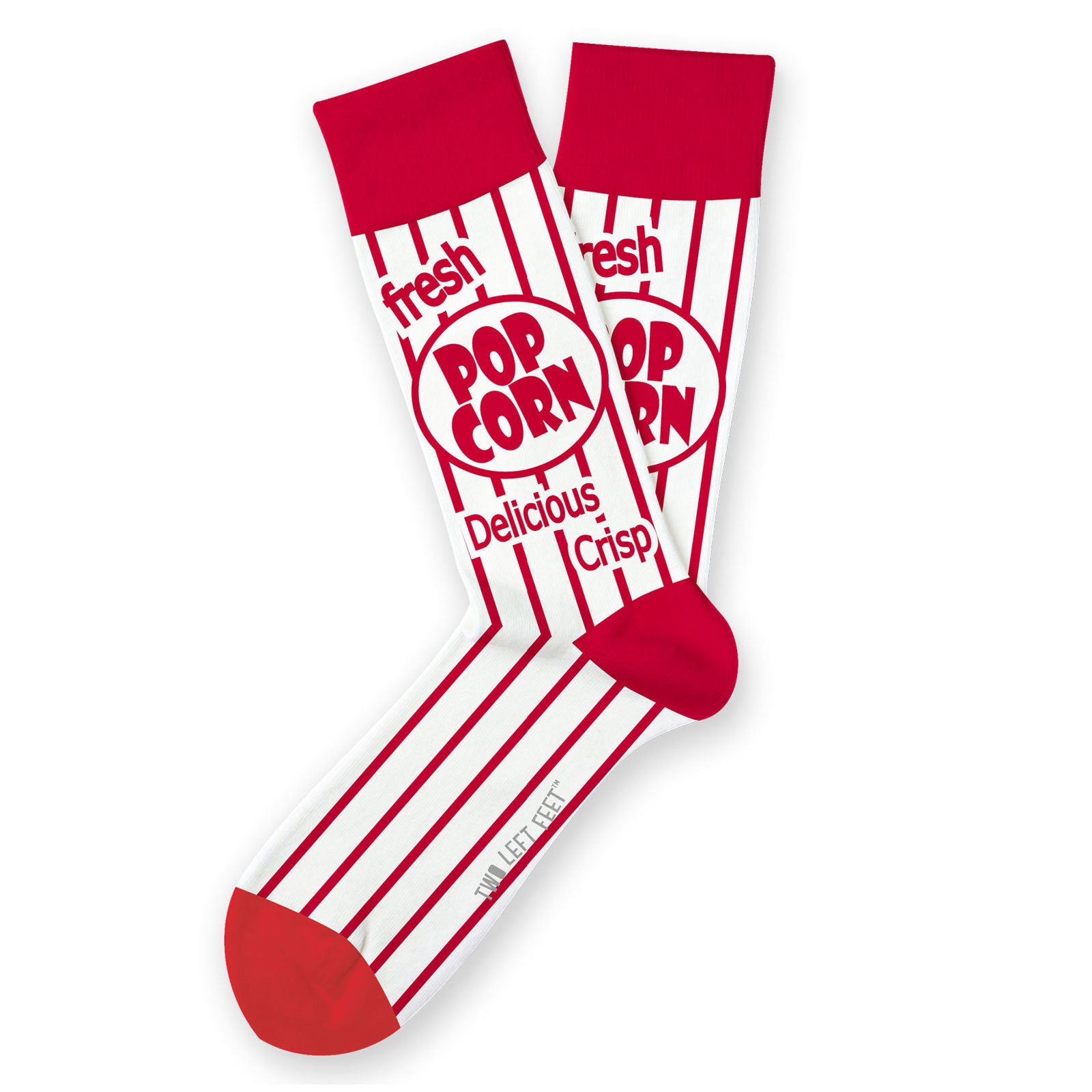 Two Left Feet Printed Adult Sock, Small Feet