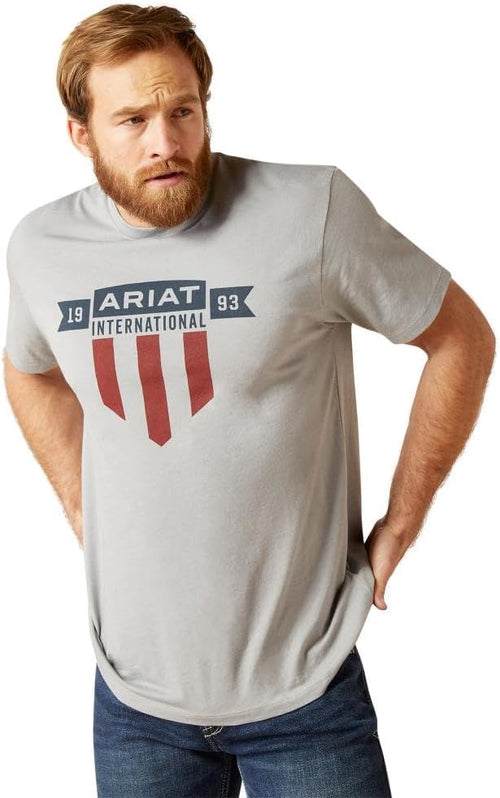 Ariat Mens USA Banner Shield Short Sleeve T-Shirt
