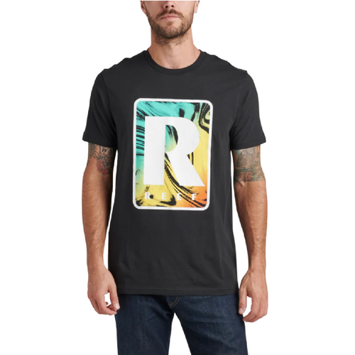Reef Mens Graphic Short Sleeve Tee Shirt