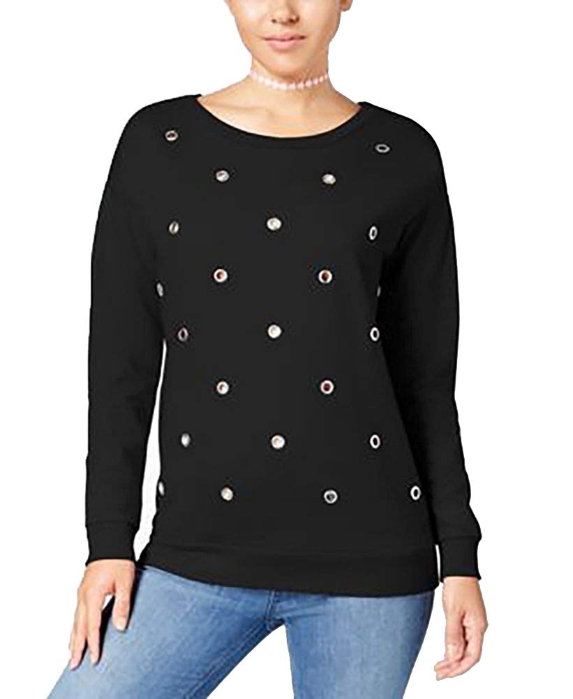 Ultra Flirt Juniors' Grommet-Detail Sweatshirt