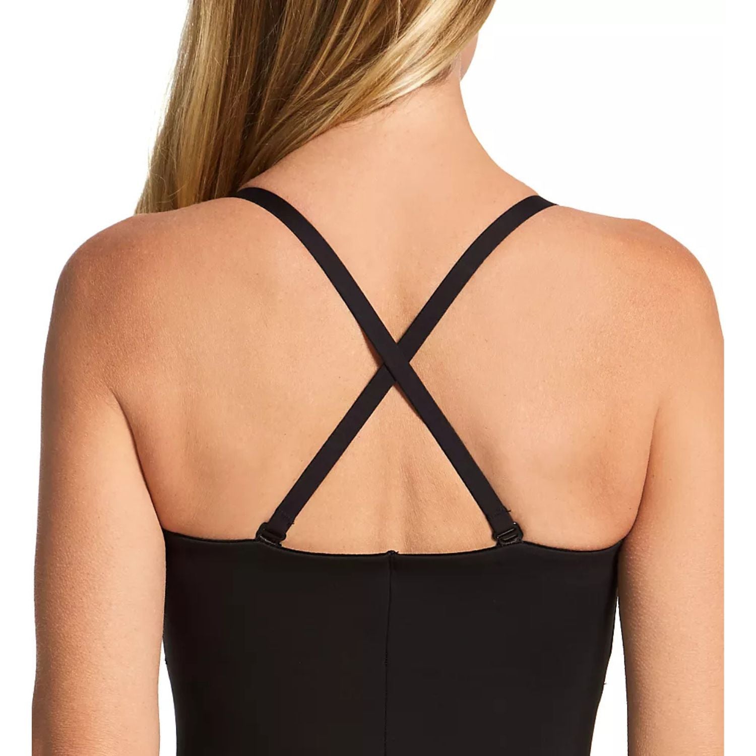 TC Fine Intimates Sleek Essentials Firm Control Convertible Slip, Black