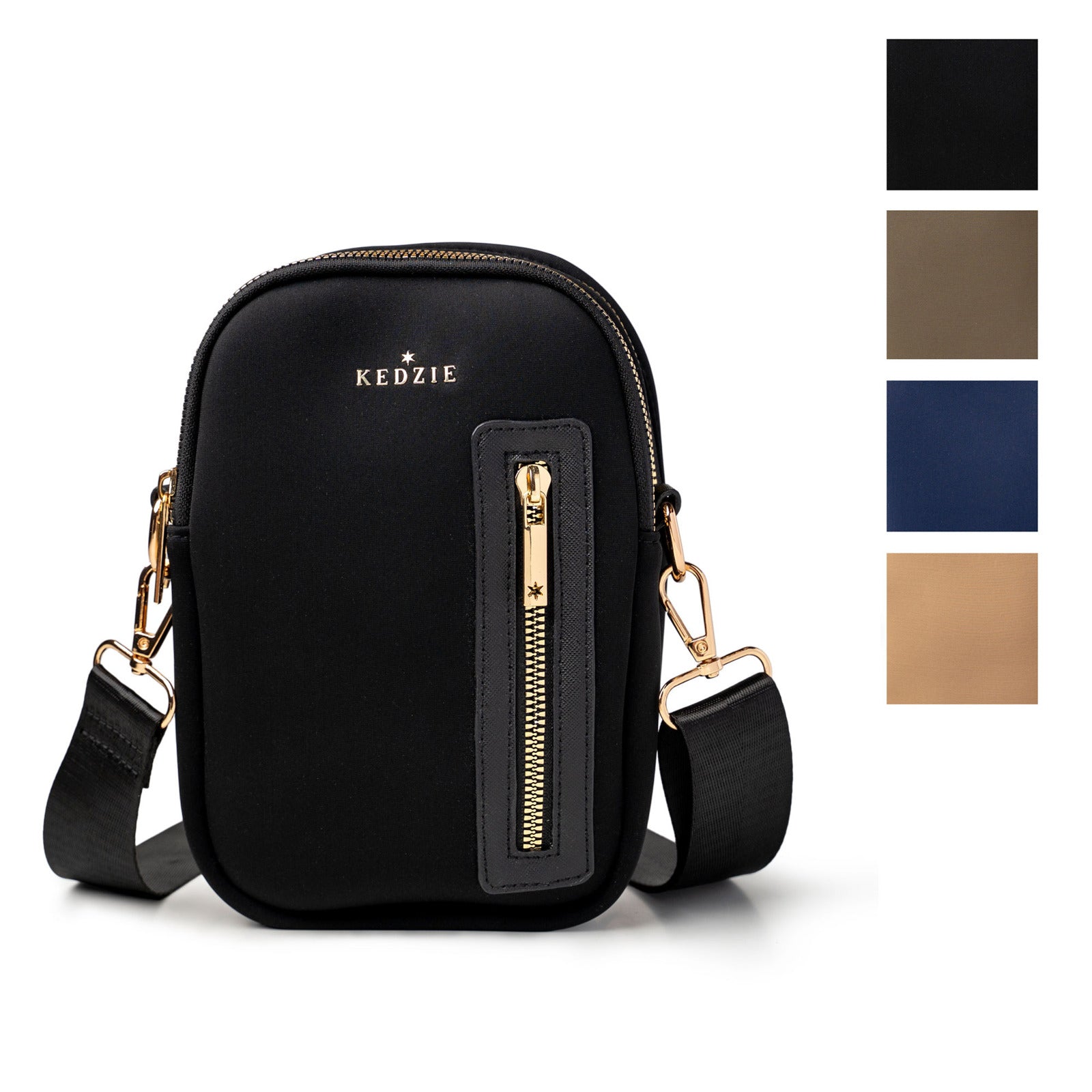 Kedzie Womens Sloane Neoprene Waterproof Convertible Sling Purse