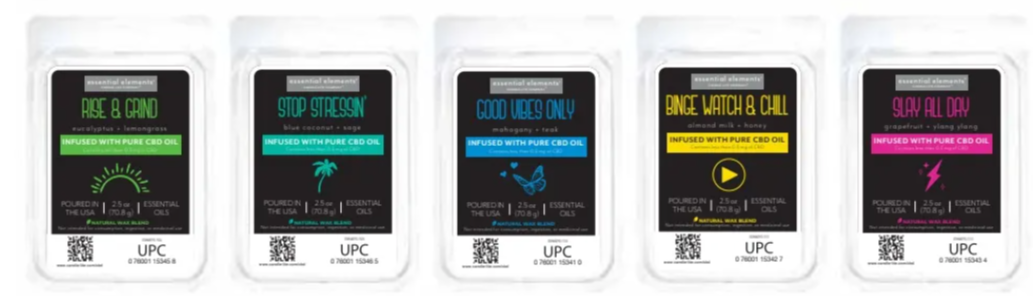 Candle-Lite Essential Elements, CBD Oil Infused Wax Melts