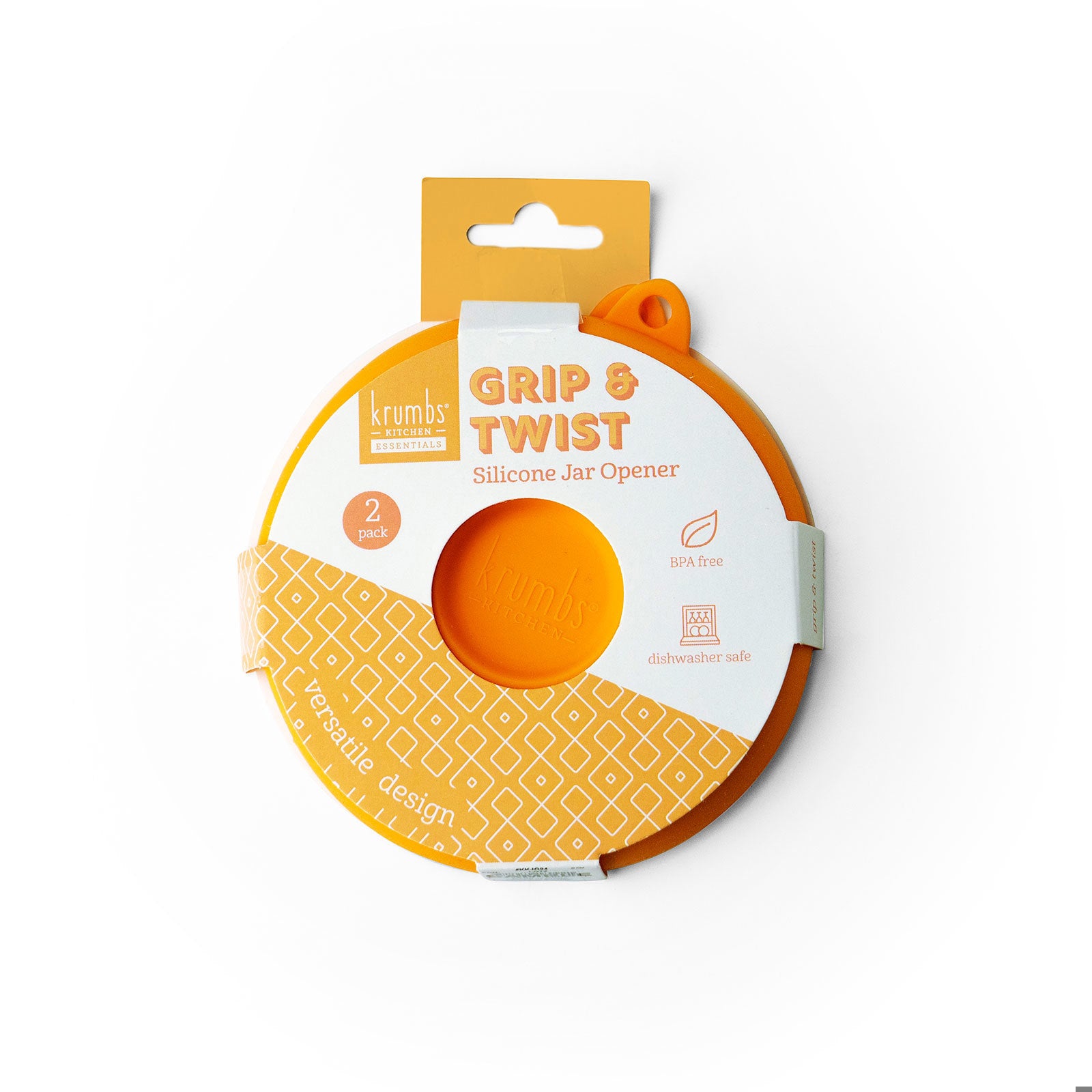Krumbs Kitchen Essentials Grip & Twist 2-Pack Silicone Jar Opener