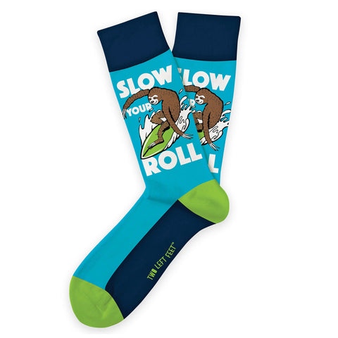 Two Left Feet Printed Kid Sock, Big Feet