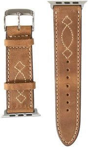 Nocona Western Embroidered Leather iWatch Band, 38mm - 40mm