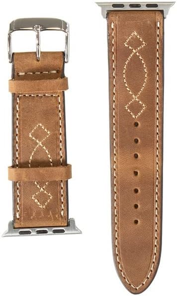 Nocona Western Embroidered Leather iWatch Band, 38mm - 40mm