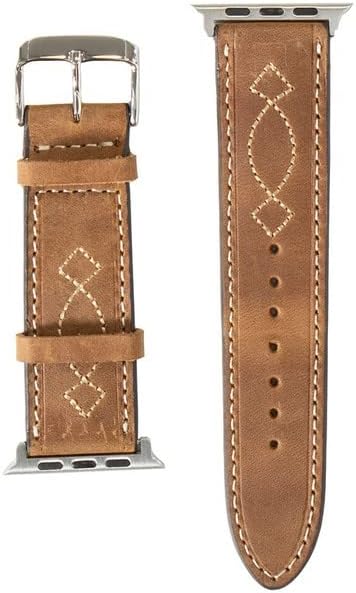Nocona Western Embroidered Leather iWatch Band, 38mm - 40mm