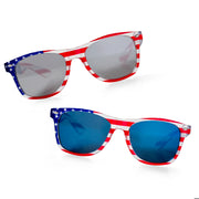 United We Swag Patriotic Pride Mirrored American Flag Sunglasses